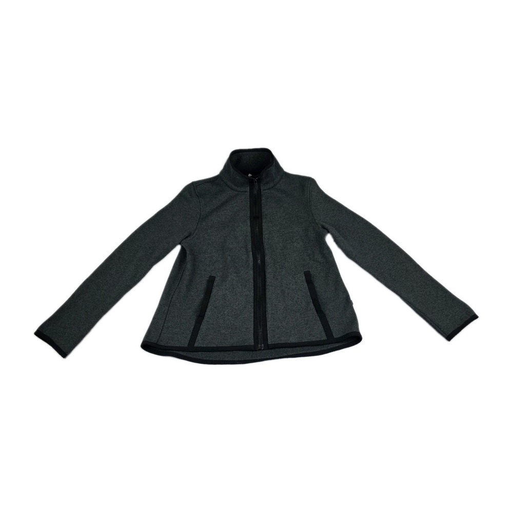 Lululemon Jacket Womens Size 6 Its Fleecing Cold Full Zip Charcoal Gray